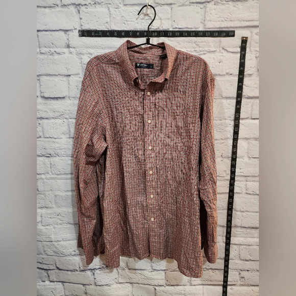 Cremieux red and blue plaid button down shirt Size Large - Picture 1 of 4